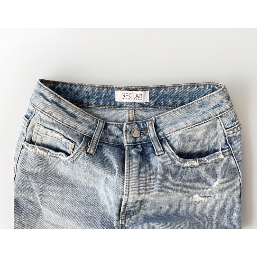 NECTAR Jeans High Rise Size 24 Cotton Soft - Picture 4 of 5